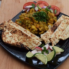 Zöldséges csirkecurry