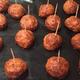 Sütőben sült fasirtgolyók