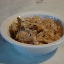 Párolt savanyúkáposzta