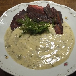 Tejfölös kaporleves