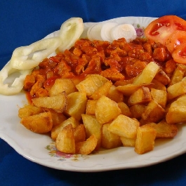 Chilis, fehérboros sertésragu