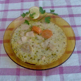 Tejszínes-kapros pulykaragu