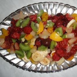 Likőrös gyümölcssaláta