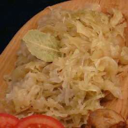 Párolt fehér káposzta