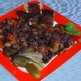 Duplababos oldalas kemencében