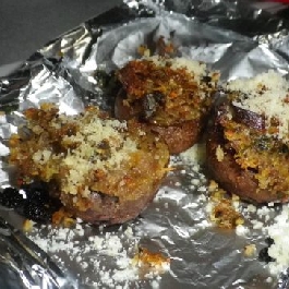 Töltött gombafejek