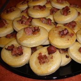 Baconos pogácsa