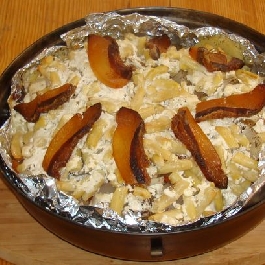 Zöldbabos tarja diszkoszban